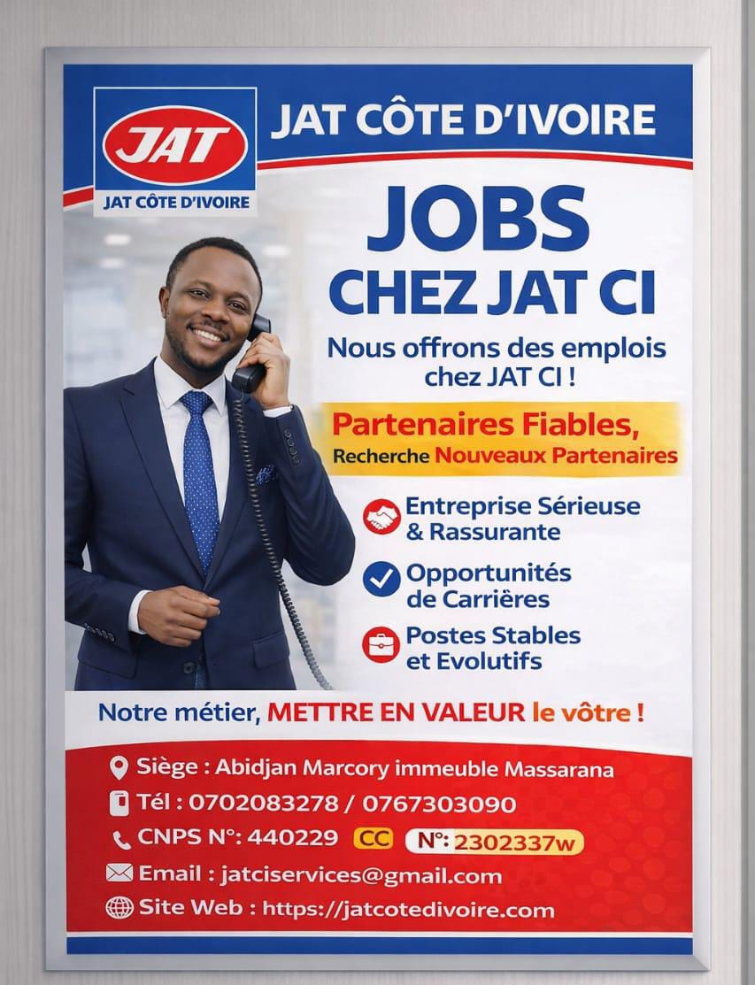 JOBS CHEZ  JAT CI