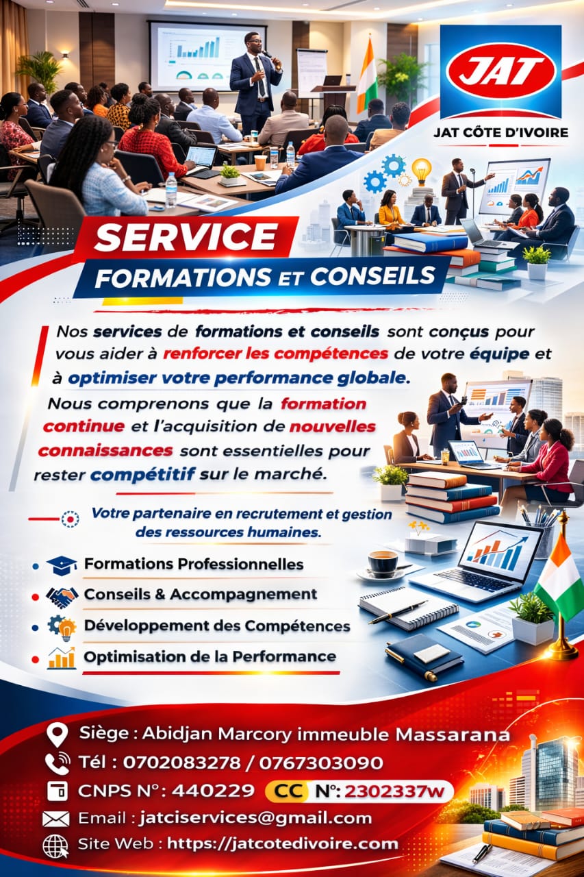 SERVICE  DE FORMATION ET CONSEILS